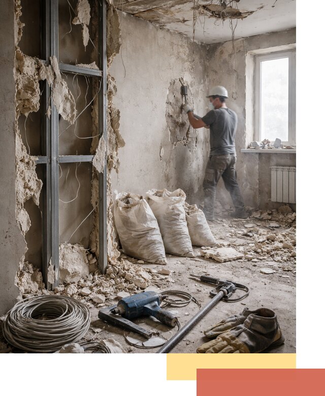 Профессиональный демонтаж зданий и конструкций в Сердобске