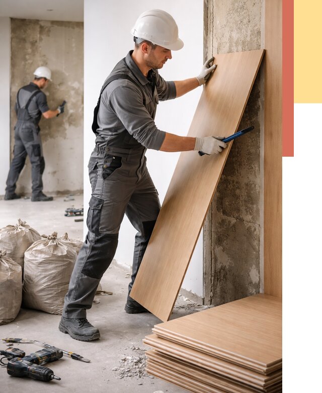 Демонтаж стеновых панелей в Сердобске от 3539 руб. за м² быстро и недорого | ОТДЕЛОЧНИК-Срд