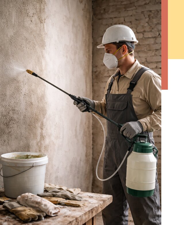 Антисептическая обработка стен в Сердобске от 1213 руб. — быстро и недорого | ОТДЕЛОЧНИК-Срд