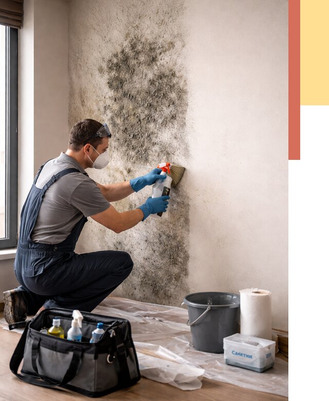 Удаление плесени со стен в Сердобске от 2174 руб. — быстро и недорого | ОТДЕЛОЧНИК-Срд
