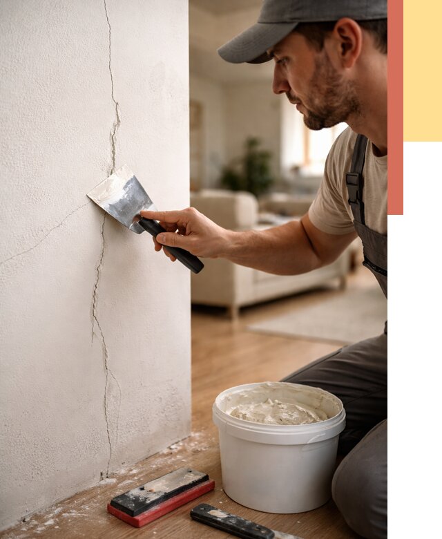 Заделка трещин и сколов в Сердобске от 2477 руб. — быстро и недорого | ОТДЕЛОЧНИК-Срд