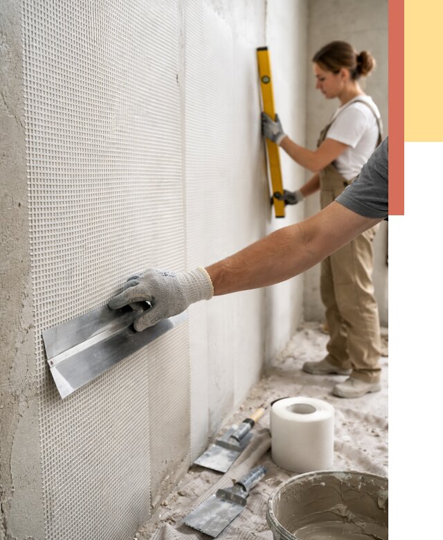 Армирование стен стеклосеткой в Сердобске от 3236 руб. под ключ | ОТДЕЛОЧНИК-Срд