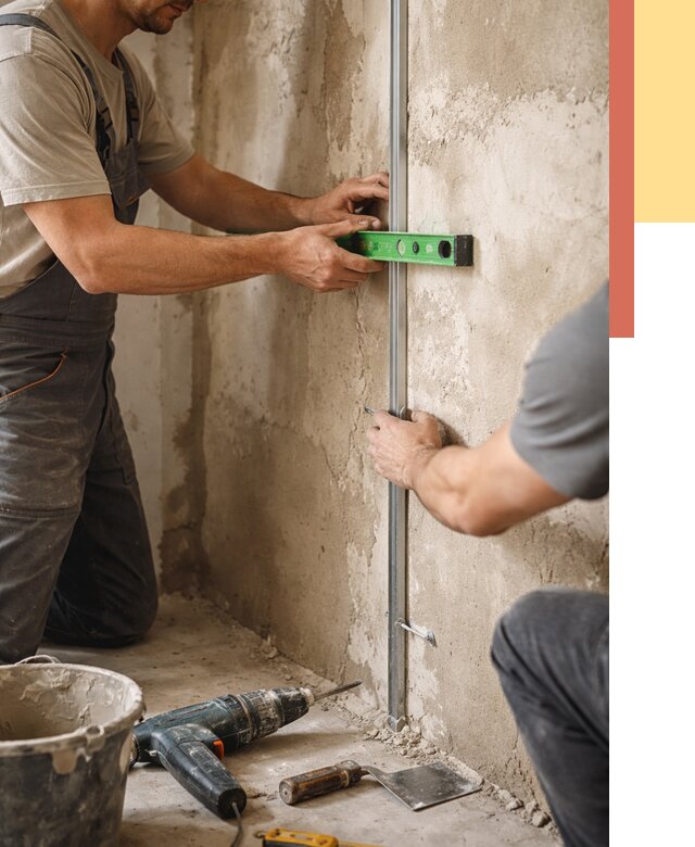 Установка штукатурных маяков в Сердобске от 7078 руб. — быстро и недорого | ОТДЕЛОЧНИК-Срд