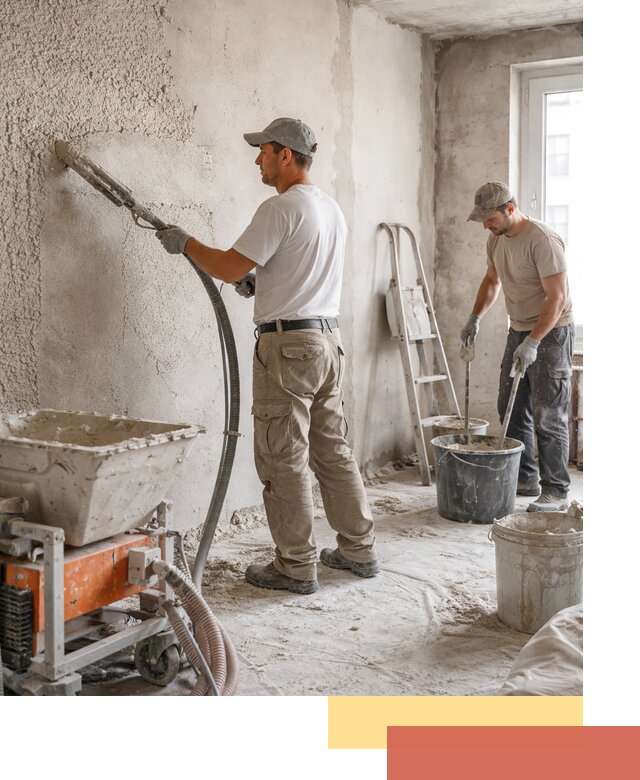 Машинная штукатурка стен в Сердобске — быстро и качественно