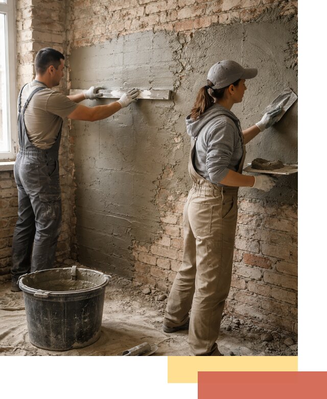 Штукатурка кирпичных стен в Сердобске — качественно и надежно