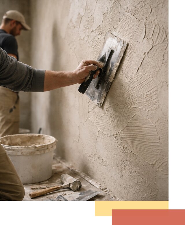 Фактурная штукатурка стен в Сердобске — монтаж, отделка, реставрация