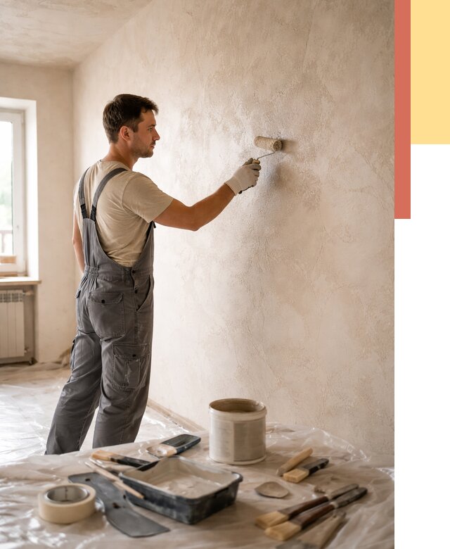 Нанесение лессирующей краски по декоративке в Сердобске от 1769 руб. | ОТДЕЛОЧНИК-Срд