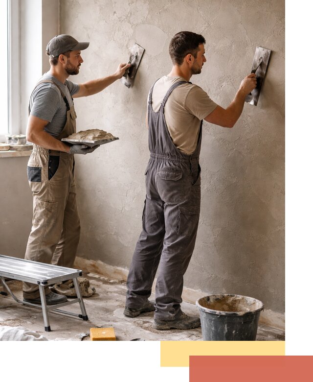 Ремонт декоративной штукатурки и восстановление фактуры в Сердобске