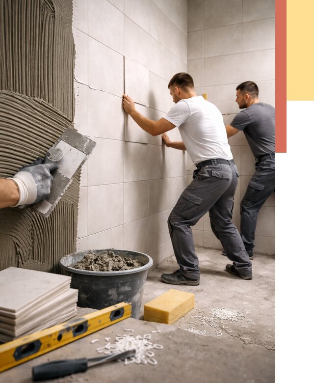 Укладка плитки на стены в Сердобске от 859 руб. — качественно и недорого | ОТДЕЛОЧНИК-Срд