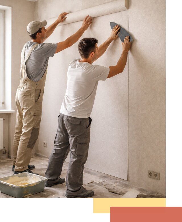 Поклейка виниловых обоев в Сердобске профессионально и качественно