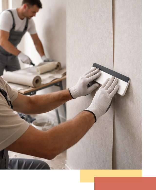 Поклейка обоев под покраску в Сердобске профессионально и быстро