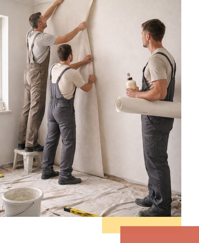 Оклейка стен обоями в Сердобске — качественно и профессионально