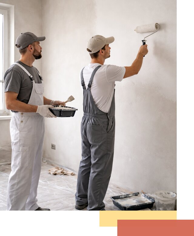 Покраска стен водоэмульсионной краской в Сердобске