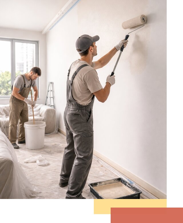 Покраска стен в офисе в Сердобске — быстрый и качественный ремонт