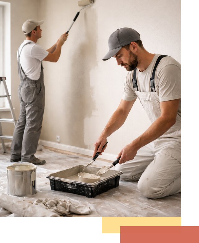 Покраска стен в квартире в Сердобске — профессионально и аккуратно