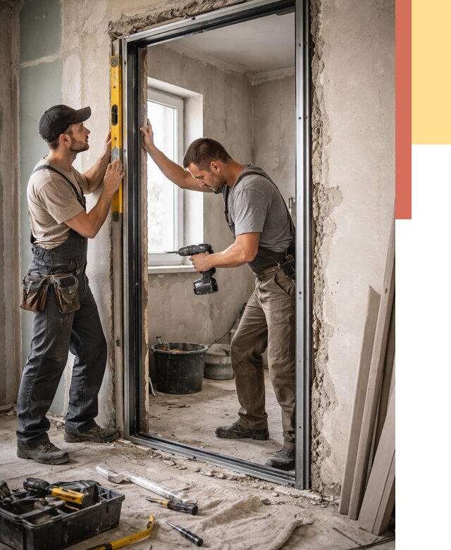 Закладка дверного проема в Сердобске от 3539 руб. — быстро и недорого | ОТДЕЛОЧНИК-Срд