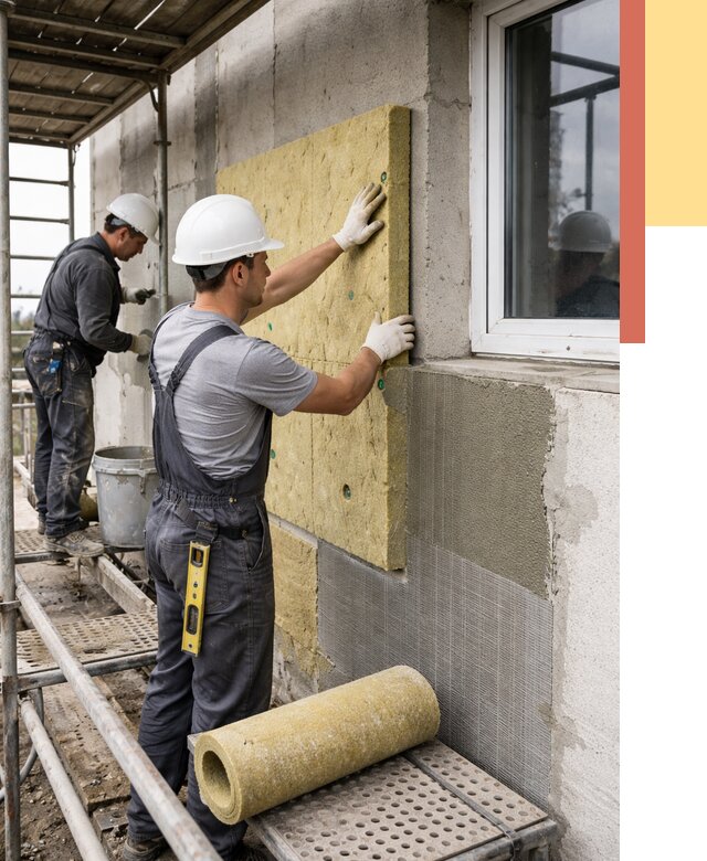 Утепление стен в Сердобске от 4348 руб. под ключ — быстро и недорого | ОТДЕЛОЧНИК-Срд