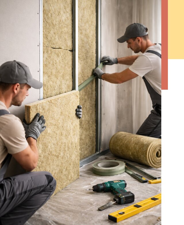 Шумоизоляция стен в Сердобске под ключ от 1871 руб. | ОТДЕЛОЧНИК-Срд