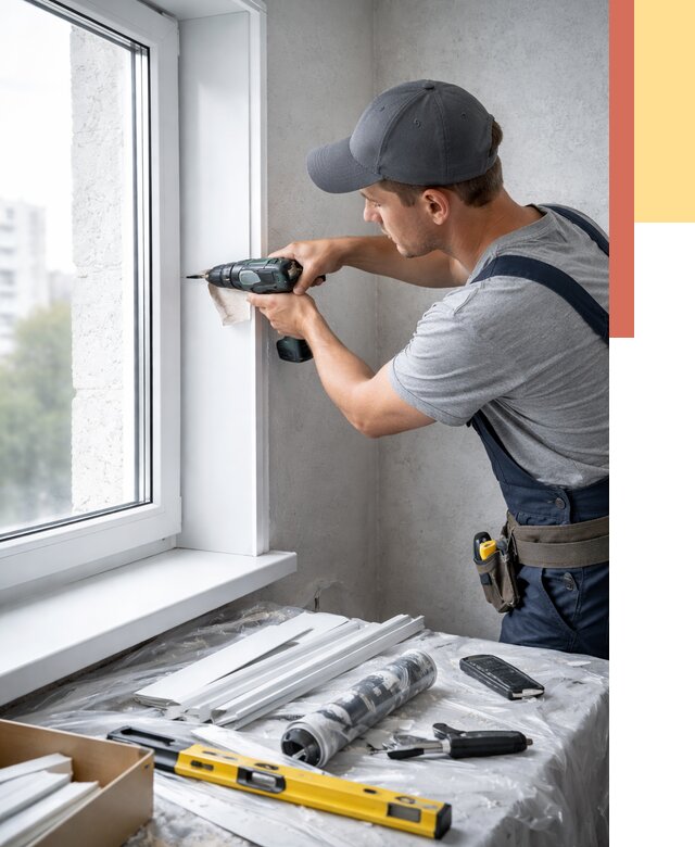 Установка пластиковых откосов в Сердобске от 2275 руб. | ОТДЕЛОЧНИК-Срд монтаж, быстро и недорого