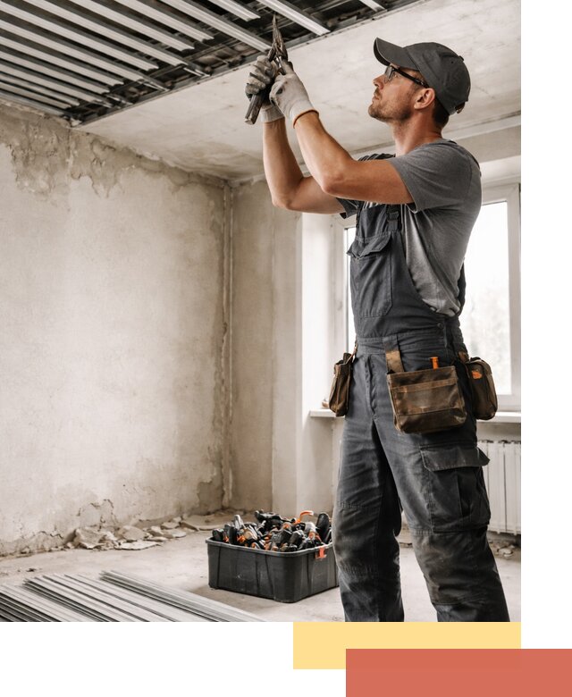 Демонтаж реечного потолка в Сердобске быстро и аккуратно