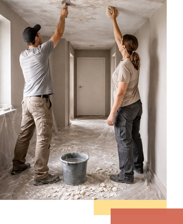 Удаление побелки с потолка в Сердобске — быстро и аккуратно