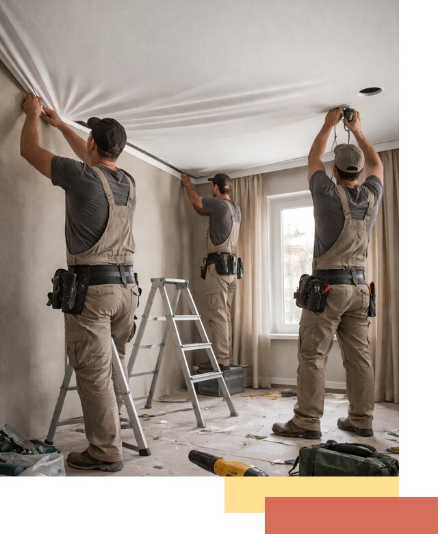 Монтаж матового натяжного потолка в Сердобске качественно и быстро