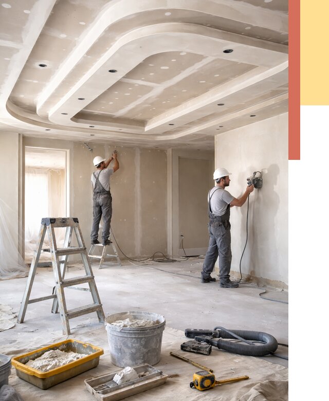 Многоуровневый потолок из гипсокартона в Сердобске от 758 руб. под ключ | ОТДЕЛОЧНИК-Срд