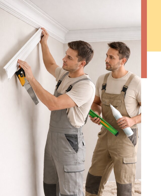 Монтаж потолочного плинтуса в Сердобске от 2326 руб. — быстро и недорого | ОТДЕЛОЧНИК-Срд