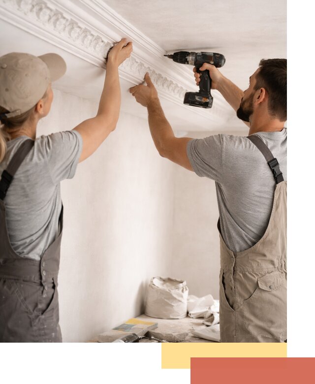 Профессиональный монтаж лепнины на потолок в Сердобске