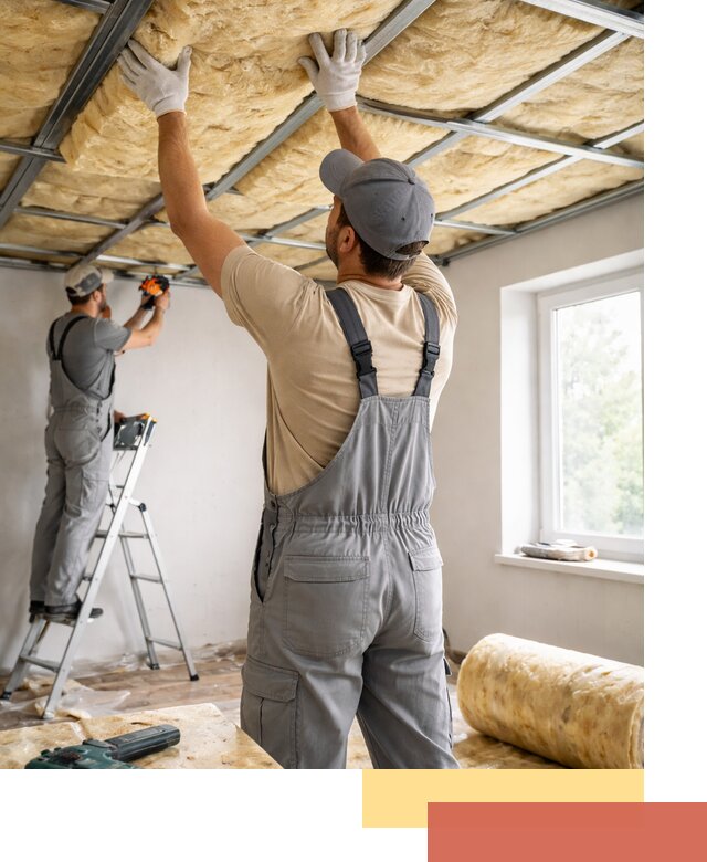 Утепление потолка под ключ в Сердобске качественно и быстро