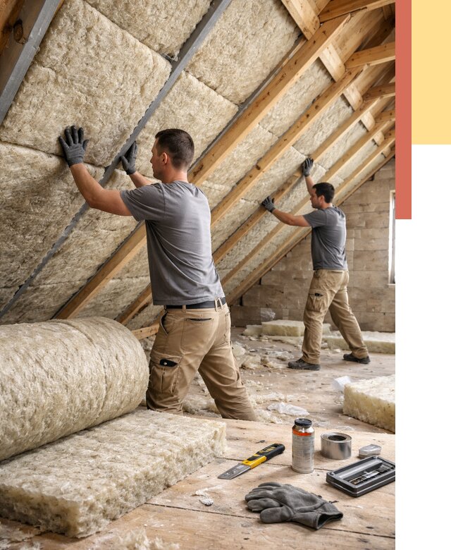 Утепление потолка минватой в Сердобске от 1466 руб. — быстро и недорого | ОТДЕЛОЧНИК-Срд