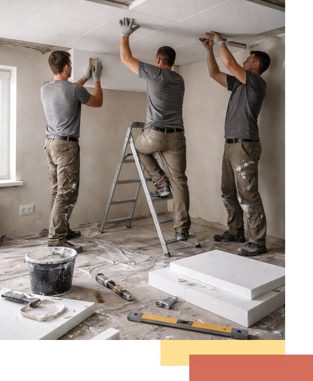 Утепление потолка пенопластом в Сердобске быстро и качественно