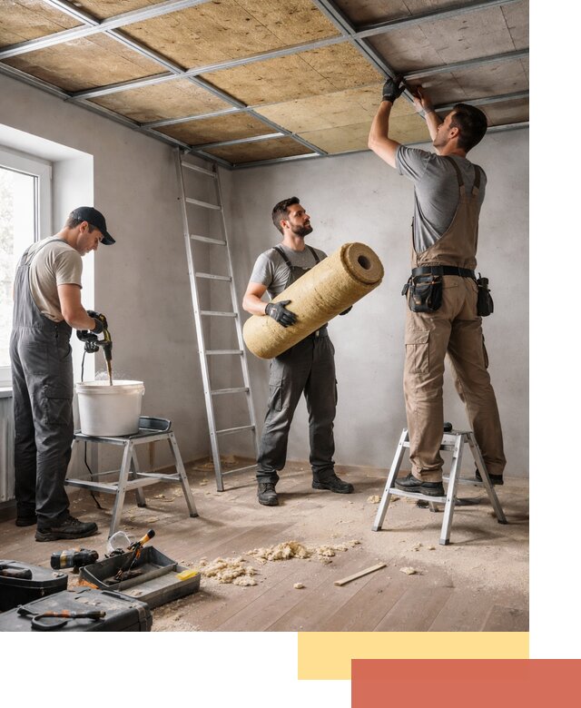 Шумоизоляция потолка в Сердобске: профессиональный монтаж и отделка