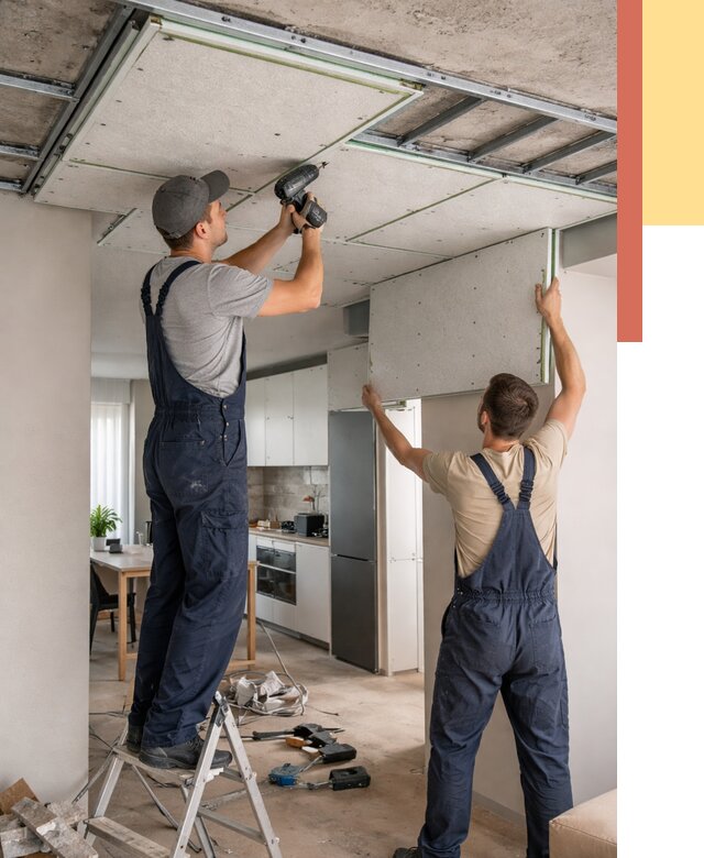 Шумоизоляция потолка панелями зипс в Сердобске от 1871 руб. под ключ | ОТДЕЛОЧНИК-Срд